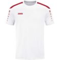 JAKO Shirt Power korte mouw Wit/Rood Artikelnummer: 4223
