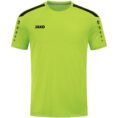 JAKO Shirt Power korte mouw Fluogroen/Zwart Artikelnummer: 4223