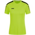 JAKO Shirt Power korte mouw Fluogroen/Zwart Artikelnummer: 4223