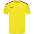 JAKO Shirt Power korte mouw Citroen/Rood Artikelnummer: 4223