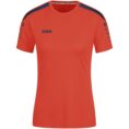 JAKO Shirt Power korte mouw Flame/Marine Artikelnummer: 4223