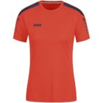 JAKO Shirt Power korte mouw Flame/Marine Artikelnummer: 4223