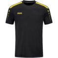 JAKO Shirt Power korte mouw zwart/citroen Artikelnummer: 4223