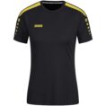 JAKO Shirt Power korte mouw zwart/citroen Artikelnummer: 4223
