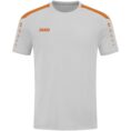 JAKO Shirt Power korte mouw zachtgrijs/fluo oranje Artikelnummer: 4223