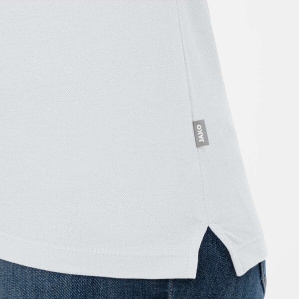 C6321_000_D_M05 JAKO Polo Organic Stretch Wit Artikelnummer: C6321