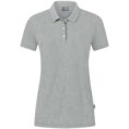 JAKO Polo Organic Stretch Lichtgrijs gemeleerd Artikelnummer: C6321