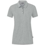 JAKO Polo Organic Stretch Lichtgrijs gemeleerd Artikelnummer: C6321