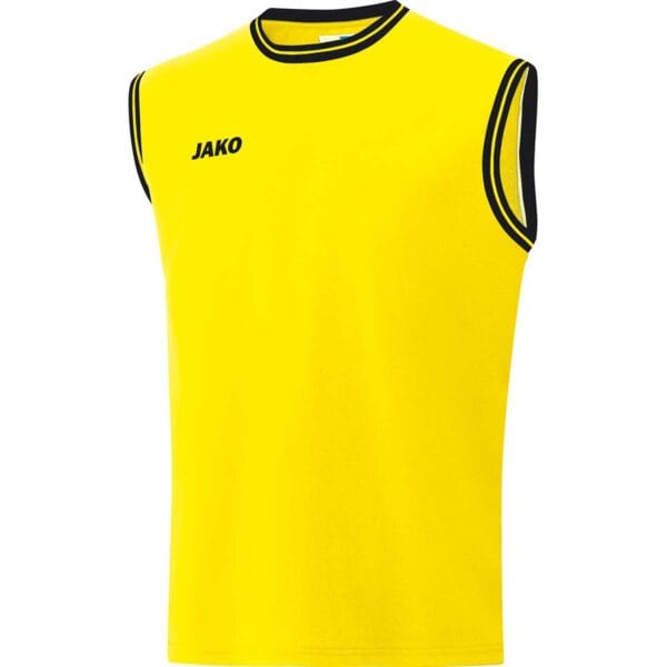JAKO Shirt Center 2.0 Citroen/Zwart Artikelnummer: 4150