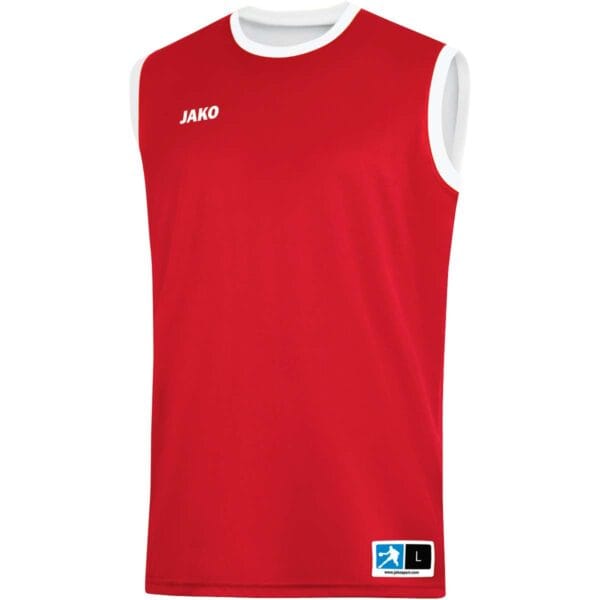 JAKO Reversible shirt Change 2.0 Sportrood/Wit Artikelnummer: 4151