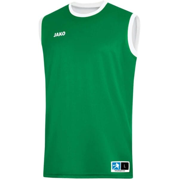 JAKO Reversible shirt Change 2.0 Sportgroen/Wit Artikelnummer: 4151