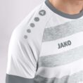 JAKO Shirt Celtic Melange korte mouw wit/steengrijs Artikelnummer: 4214