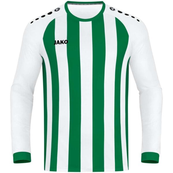 4315_013 JAKO Shirt Inter lange mouw wit/sportgroen Artikelnummer: 4315