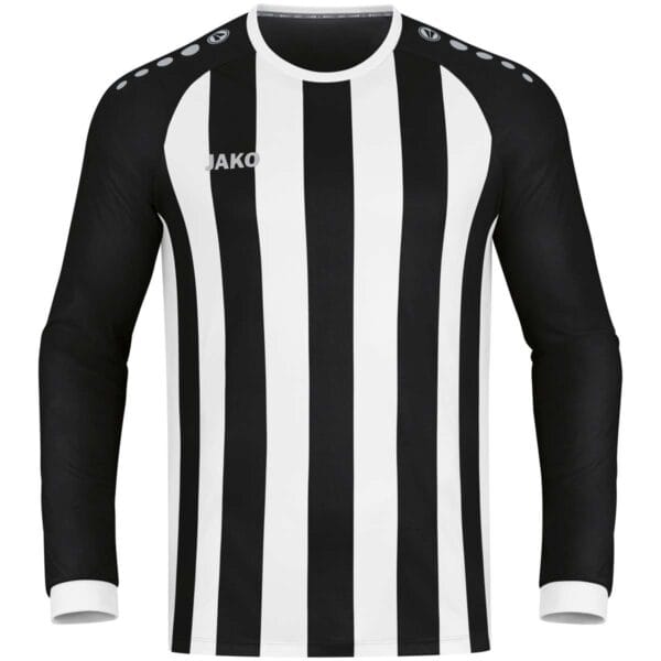4315_814 JAKO Shirt Inter lange mouw zwart/wit/zilver Artikelnummer: 4315
