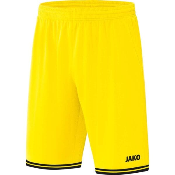 JAKO Short Center 2.0 Citroen/zwart Artikelnummer: 4450