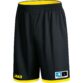JAKO Reversible short Change 2.0 zwart/citroen Artikelnummer: 4451