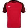 JAKO T-shirt Performance zwart/rood Artikelnummer: 6122