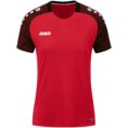 JAKO T-shirt Performance zwart/rood Artikelnummer: 6122