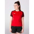 JAKO T-shirt Performance zwart/rood Artikelnummer: 6122