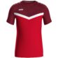 JAKO T-shirt Iconic rood/wijnrood Artikelnummer: 6124