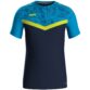 JAKO T-shirt Iconic marine JAKO-blauw/fluogeel Artikelnummer: 6124