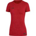 JAKO T-shirt Premium Basics Rood gemeleerd Artikelnummer: 6129