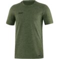JAKO T-shirt Premium Basics Kaki gemeleerd Artikelnummer: 6129