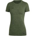 JAKO T-shirt Premium Basics Kaki gemeleerd Artikelnummer: 6129