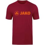 JAKO T-Shirt Promo wijnrood/fluo oranje Artikelnummer: 6160