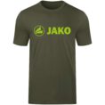 JAKO T-Shirt Promo kaki/fluogroen Artikelnummer: 6160