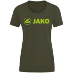 JAKO T-Shirt Promo kaki/fluogroen Artikelnummer: 6160