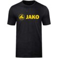 JAKO T-Shirt Promo zwart gemeleerd/citroen Artikelnummer: 6160