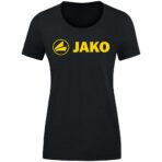 JAKO T-Shirt Promo zwart gemeleerd/citroen Artikelnummer: 6160