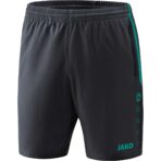 JAKO Short Competition 2.0 antraciet/turkoois Artikelnummer: 6218