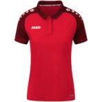 JAKO Polo Performance zwart/rood Artikelnummer: 6322