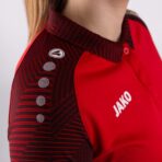 JAKO Polo Performance zwart/rood Artikelnummer: 6322
