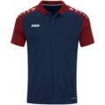 JAKO Polo Performance marine/rood Artikelnummer: 6322