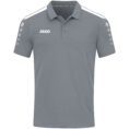 JAKO Polo Power Steengrijs Wit Artikelnummer: 6323