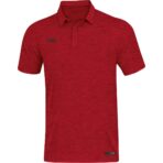JAKO Polo Premium Basics Rood gemeleerd Artikelnummer: 6329