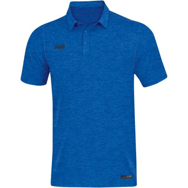 6329_04 JAKO Polo Premium Basics Royal gemeleerd Artikelnummer: 6329