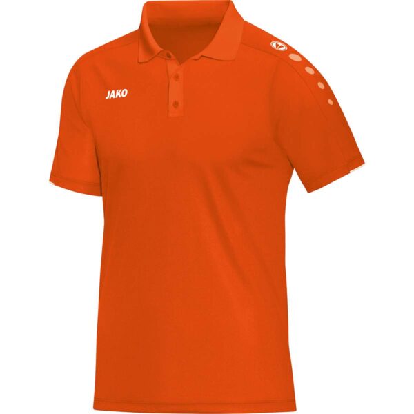 6350_19 JAKO Polo Classico fluo oranje Artikelnummer: 6350