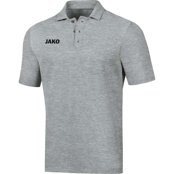 JAKO Polo Base Lichtgrijs gemeleerd Artikelnummer: 6365