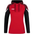 JAKO Sweater met kap Performance zwart/rood Artikelnummer: 6722