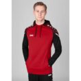 JAKO Sweater met kap Performance zwart/rood Artikelnummer: 6722