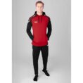 JAKO Sweater met kap Performance zwart/rood Artikelnummer: 6722