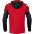 JAKO Sweater met kap Performance zwart/rood Artikelnummer: 6722