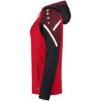 JAKO Sweater met kap Performance zwart/rood Artikelnummer: 6722