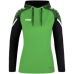 JAKO Sweater met kap Performance zwart/sportgroen Artikelnummer: 6722
