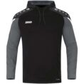JAKO Sweater met kap Performance zwart/antra light Artikelnummer: 6722