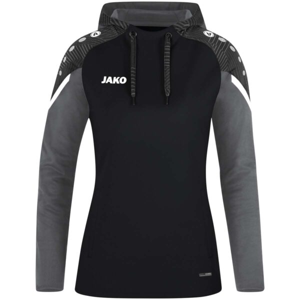 6722_804_D JAKO Sweater met kap Performance zwart/antra light Artikelnummer: 6722